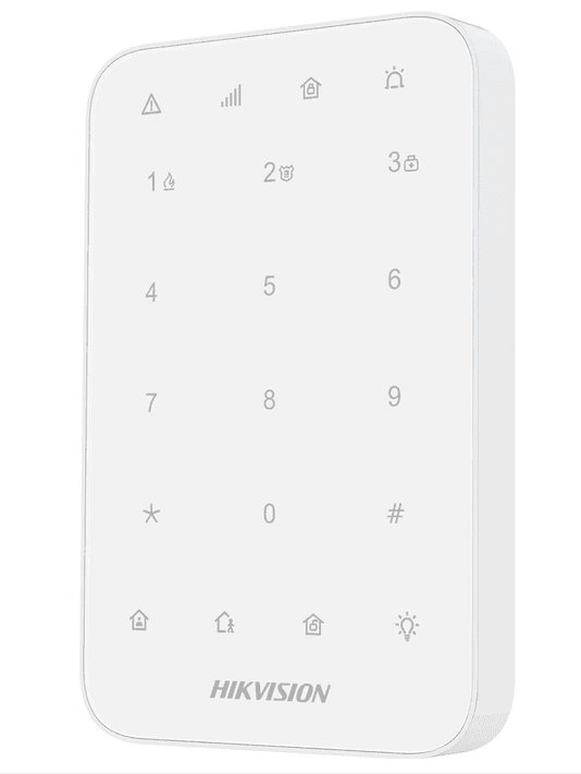 TECLADO INALAMBRICO INT HIKVISION ALARMA AXPRO DS-PK1-E-WB(O-STD)