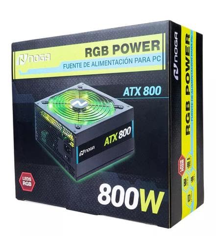 FUENTE ATX 800 WATT NOGANET BOX COOLER SATA (ATX 800)
