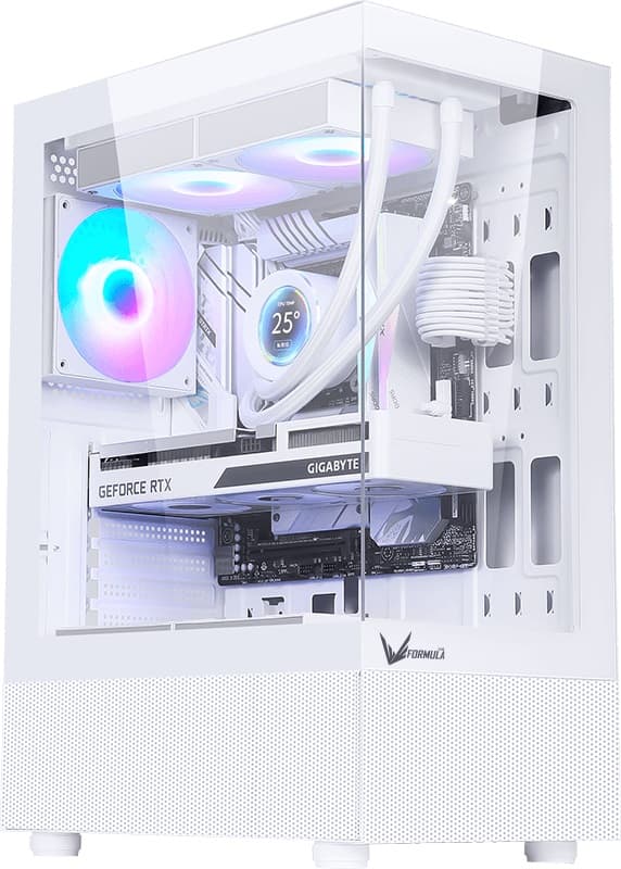 GABINETE FORMULA V CRYSTAL Z1 WHITE
