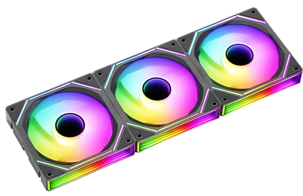 PACK DE 3 FANS FORMULA V LINE AIR BRIDGE BLACK ARGB