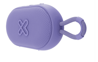 PARLANTE KLIPXTREME GROOVESPLASH PORTATIL STEREO TRUE WIRELES 12HS - 6W - IPX7 PURPURA (KBS-030PR)