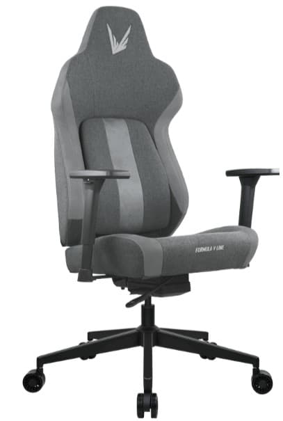 SILLA GAMER FORMULA V LINE VIRON FABRIC LIGHT GREY (4711401663119)