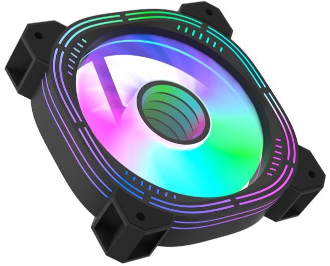 FAN FORMULA V LINE NULIGHT 12BK ARPW REVERSE (12CM ARGB)