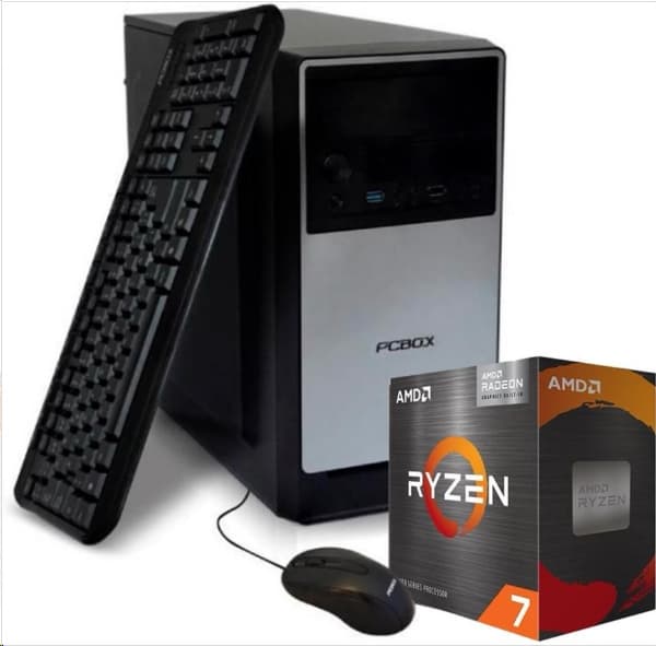 PC PCBOX GAMER RYZEN 7 5700G 16GB SSD 512GB W11 HOME (500W 80 BRONZE)