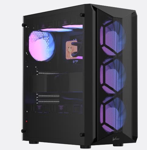 GABINETE GAMER FORMULA V LINE AIR POWER G1 PLUS BLACK