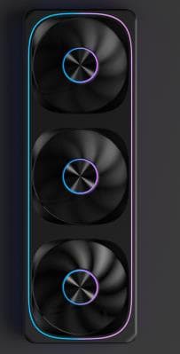 TRIPLE FAN FORMULA V LINE AIR FUSION 3 BLACK ARGB 360MM