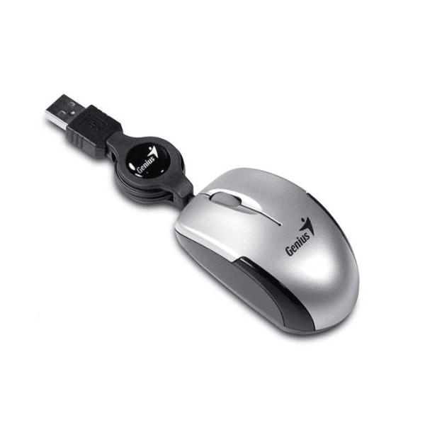 Mouse Genius Micro Traveler Silver USB (8684) · Genius · Cableado