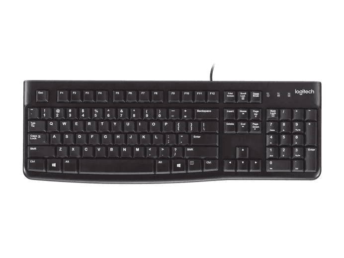 Teclado Logitech K120 Black 920-004422 · Logitech · General