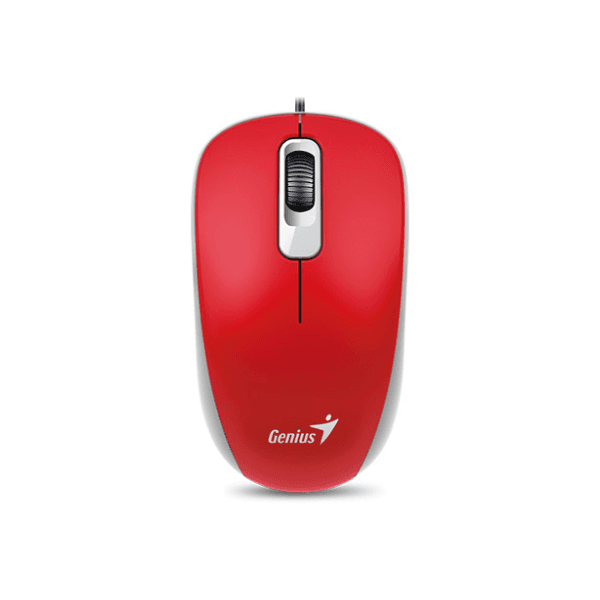 Mouse Genius DX-110 USB Red (1507) · Genius · Cableado