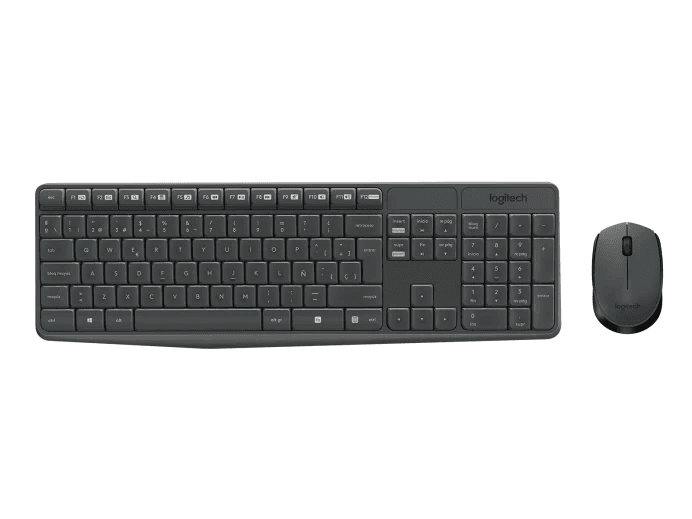 Teclado+Mouse Logitech Wir MK235 Grey 920-007901 · Logitech · General