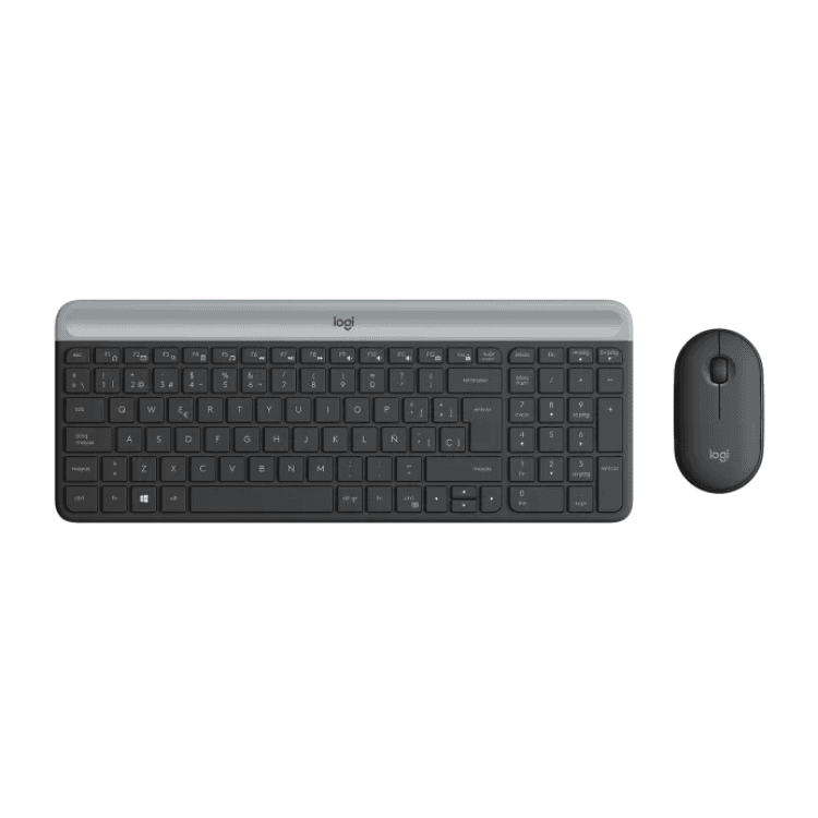 Teclado+Mouse Logitech Wir MK470 Slim Black 920-009266 · Logitech · General