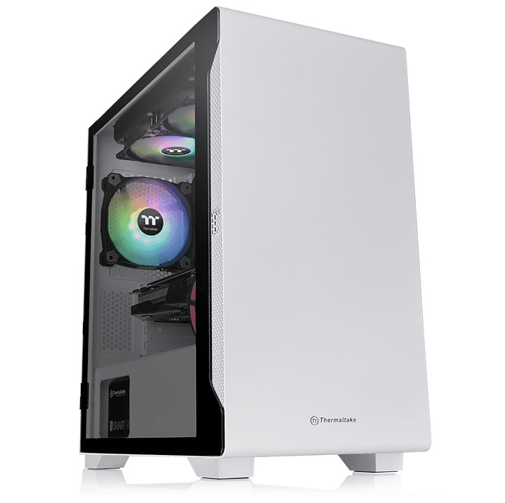 Gabinete TT S100 Mid-Tower TG Fan x1 White (5091) · Thermaltake · Fan
