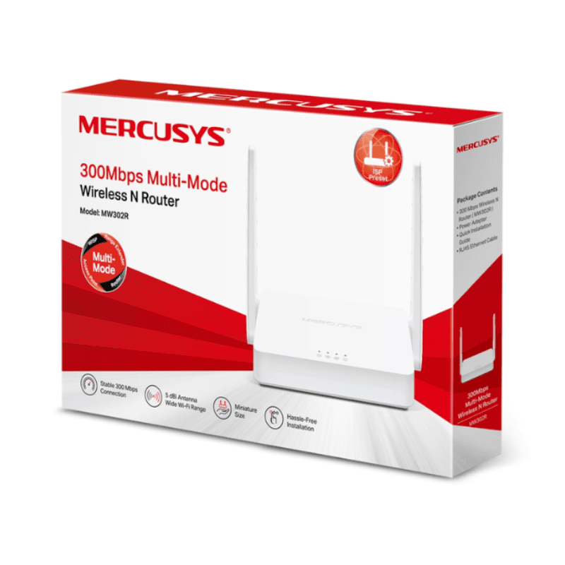 MW302R Rou Wi Mercusys 300Mbps N 2 Ant (0912) · TP-Link · General