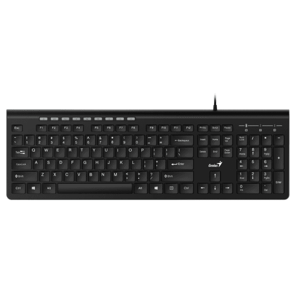 Teclado Genius SlimStar 230 II BLK USB Black (0035) · Genius · General