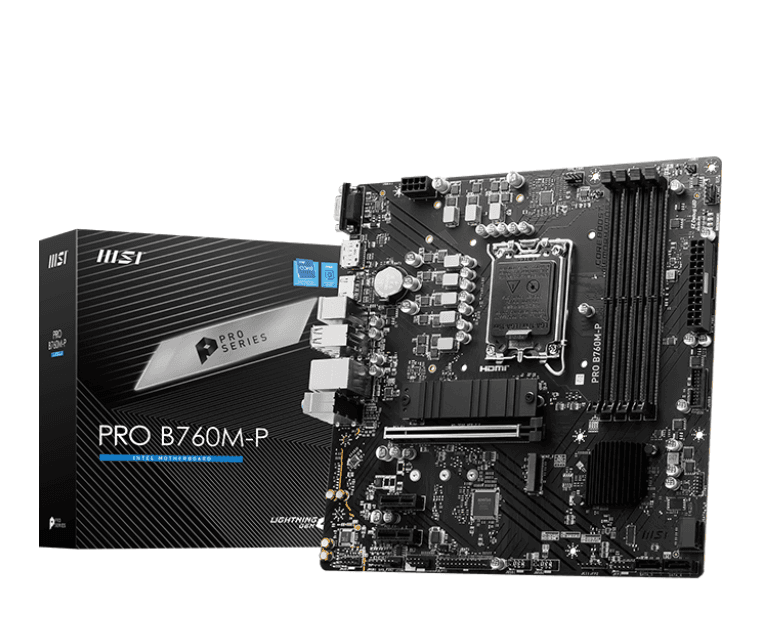 Mother MSI PRO B760M-P DDR5 1700 (12va/13va/14va Gen) (6578) · MSI · Intel 1700