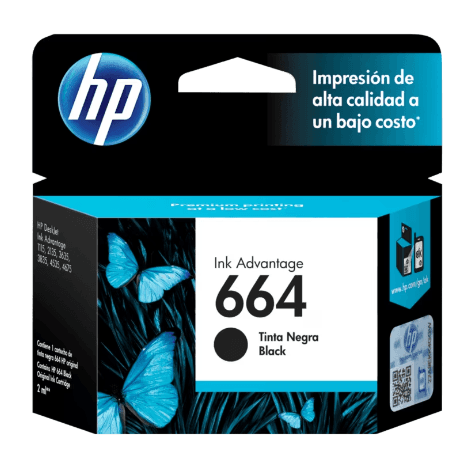 F6V29AL CARTUCHO DE TINTA HP 664 NEGRO (7148) · HP · Cartucho de tinta