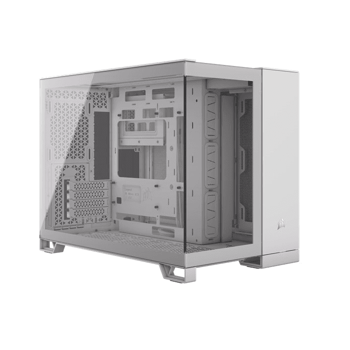 Gabinete Corsair 2500X TG Mid-Tower Dual Chamber White (4979) · Corsair
