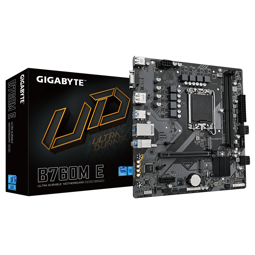 Mother Gigabyte B760M E DDR5 1700 (12va/13va/14va Gen) (6052) · Gigabyte · Intel 1700