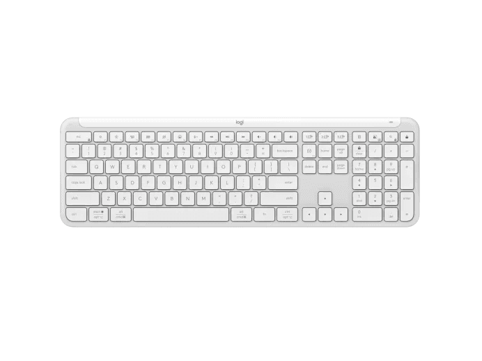 Teclado Logitech K950 Slim White 920-012593 · Logitech · General