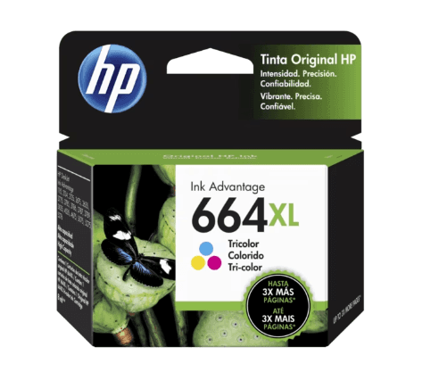 F6V30AL HP 664XL Tri-color Ink Cartridge (7162) · HP · Cartucho de tinta
