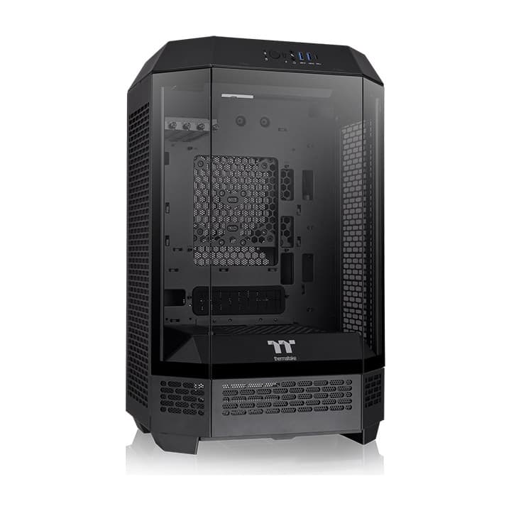 Gabinete TT The Tower 300 Mid-Tower TG x3 Fan x2 Black (1051) · Thermaltake · Fan