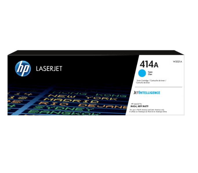 W2021A HP 414A Cyan LaserJet Toner Cartridge (6276) · HP · Toner