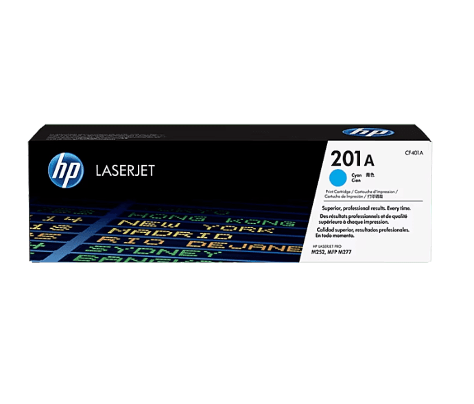 CF401A HP 201A Cyan LaserJet Toner Cartridge (7953) · HP · Toner