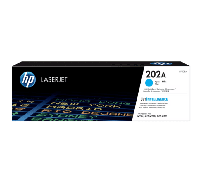 CF501A HP 202A Cyan LaserJet Toner Cartridge (7019) · HP · Toner