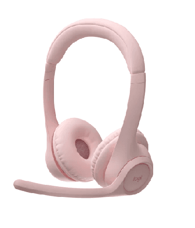 Auricular Wir c/Microfono Logitech Zone 300 Rose 981-001411 · Logitech · Con micrófono