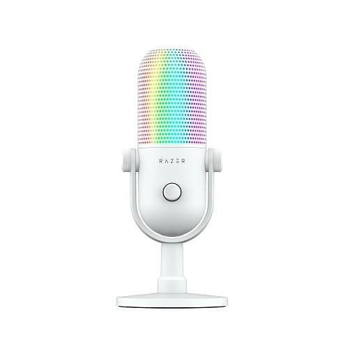 Microfono Razer Seiren V3 Chroma RGB USB White Edition (0472) · Razer · General