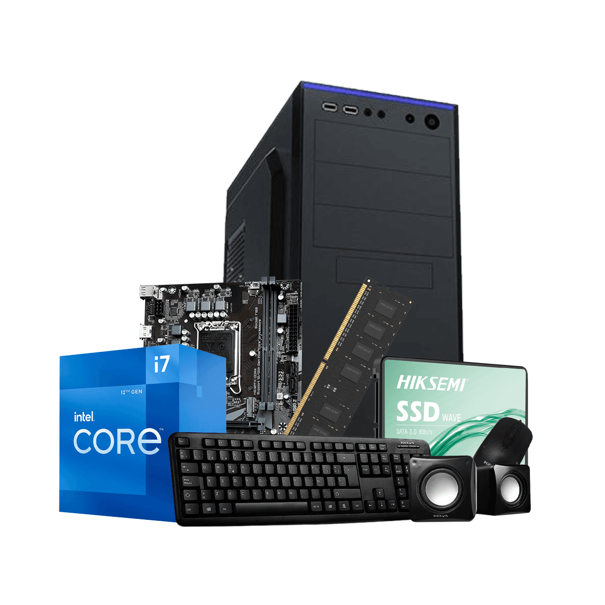 Pc Kelyx Intel Core i7-12700 8G SSD 480Gb (GIGA) · Sistemas
