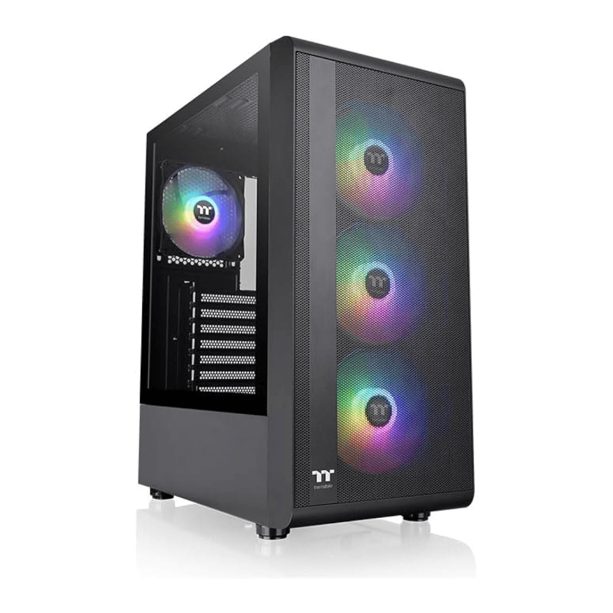 Gabinete TT S200 Mid-Tower TG Fan ARGB x4 Black (7742) · Thermaltake · Fan
