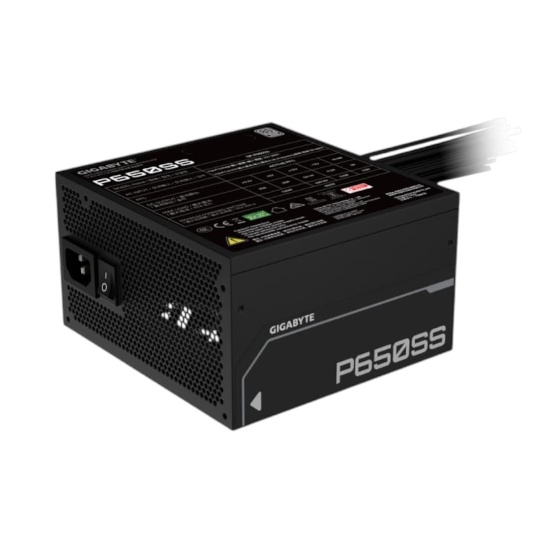 Fuente Gigabyte 650W 80 Plus Silver ATX 3.1 Black (5122) · Gigabyte · 80+ Otro