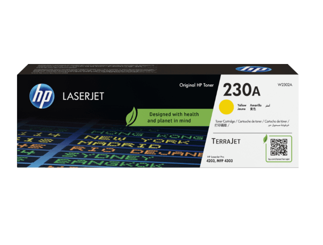 W2302A HP 230A Yellow Original LaserJet Toner Cartridge (0358) · HP · Toner