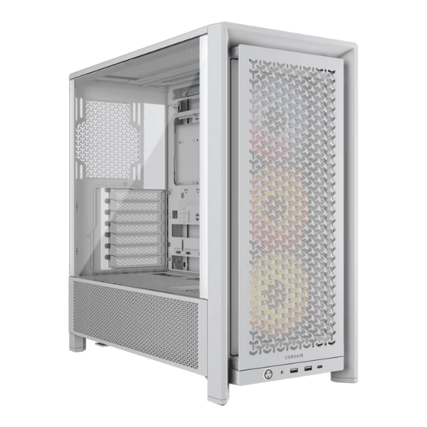 Gabinete Corsair 4000D FRAME RS ARGB Mid-Tower Fanx3 White (7722) · Corsair · General