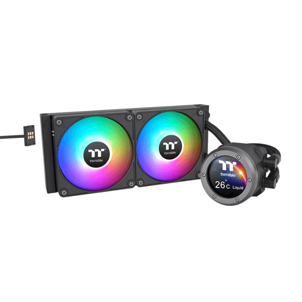 Water Cooling Thermaltake TH240 V2 Ultra Ex ARGB Sync AIO 240mm Black Water Block 2.1inch LCD (1365) · Thermaltake · Watercooler