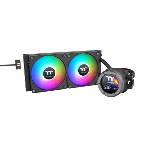 Water Cooling Thermaltake TH280 V2 Ultra Ex ARGB Sync AIO 280mm Black Water Block 2.1inch LCD (1389) · Thermaltake · Watercooler