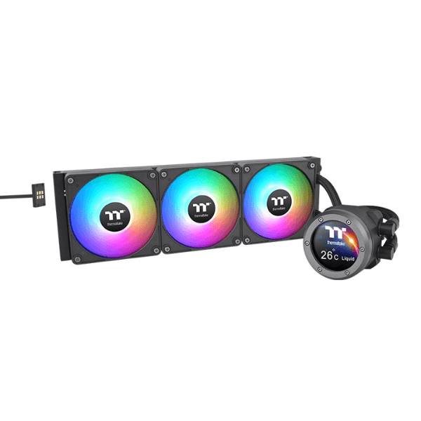Water Cooling Thermaltake TH360 V2 Ultra Ex ARGB Sync AIO 360mm Black Water Block 2.1inch LCD (1372) · Thermaltake · Watercooler
