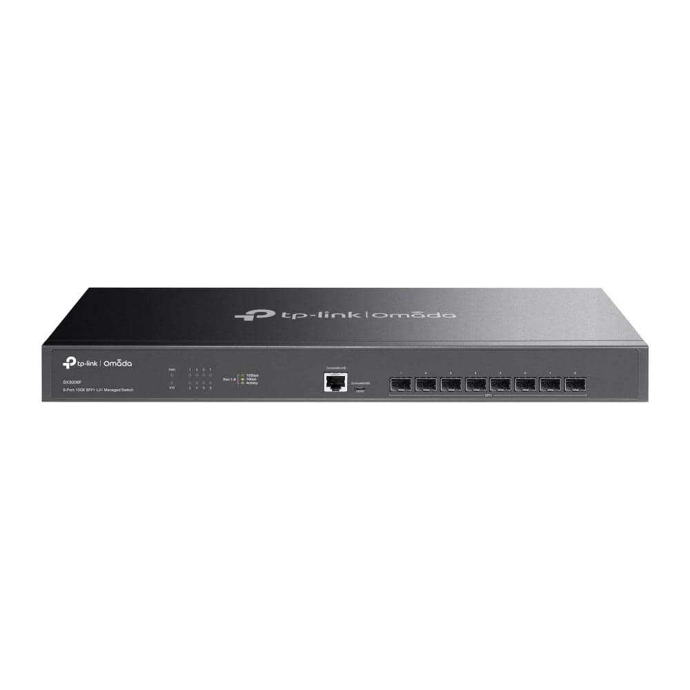 SX3008F Switch 8 puertos SFP+ a 10G Omada (No incluye SFP)(6457) · TP LINK SMB · Switches