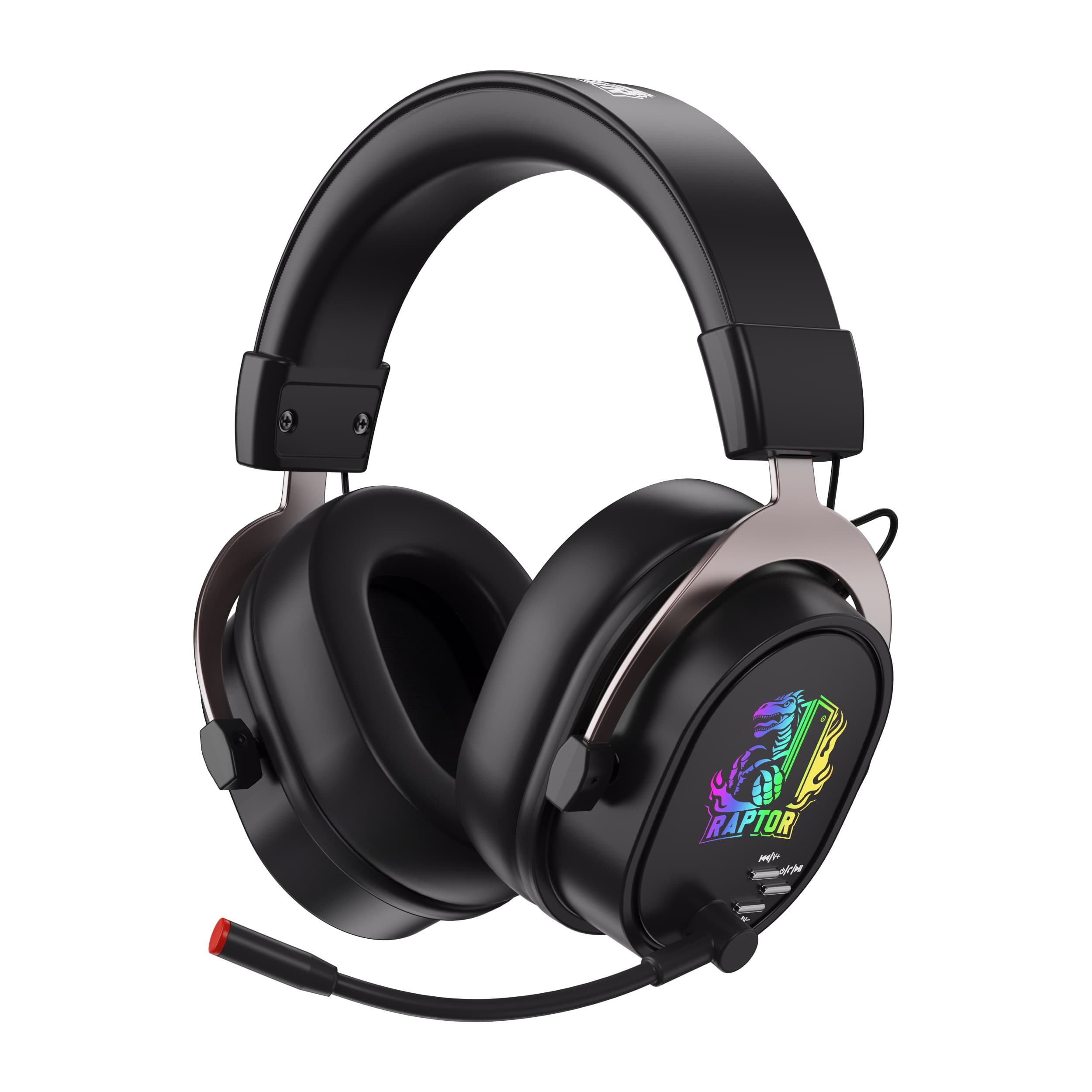Auricular Gamer Raptor Inferno PRO X 7.1 Wireless c/Dongle Negro (7176) · RAPTOR
