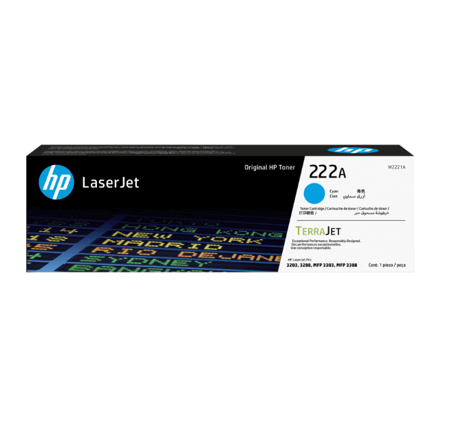 W2221A HP 222A Cyan LJ Toner Cartridge (6363) · HP · Toner