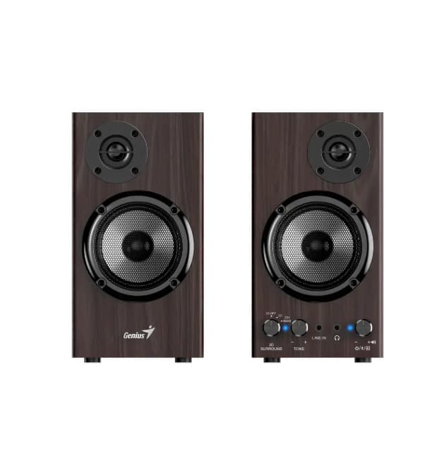 Parlantes Genius SP-HF520 BT,Dark Brown,AR,100-240V (2992) · Genius · Bluetooth