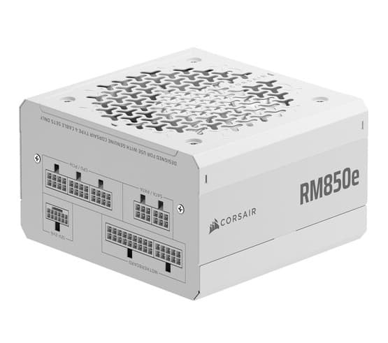 Fuente Corsair RM850e 2025 850W Cybernetics Gold Full Modular PCIe 5.1 White (7016) · Corsair · 80+ Gold