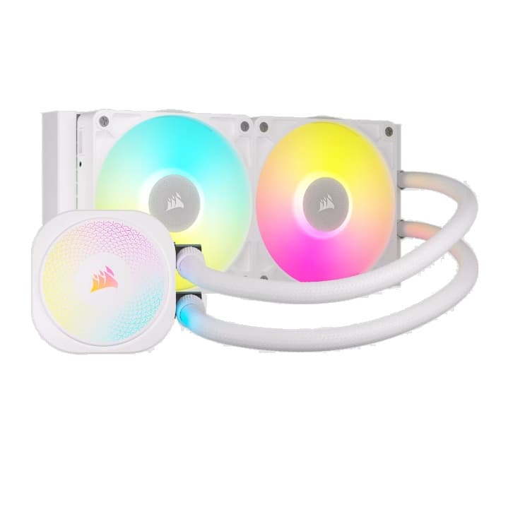 Water Cooling Corsair iCUE LINK TITAN 240 RX RGB 2x CPU Cooler 240mm White (5456) · Corsair · Watercooler