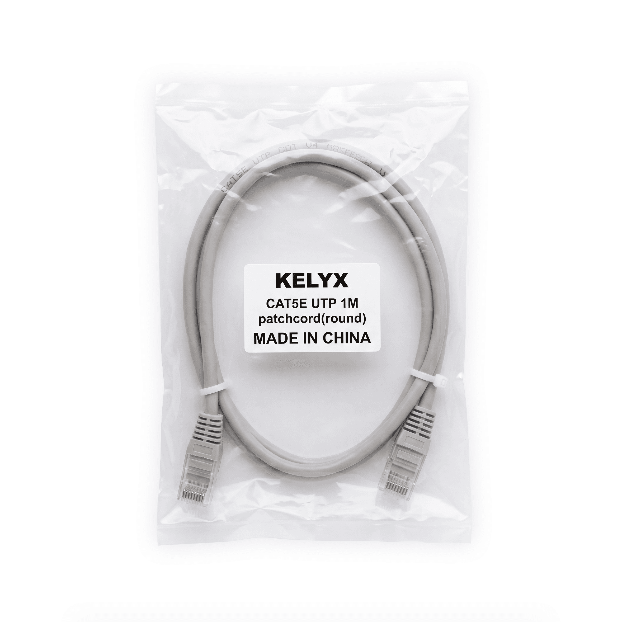 Patchcord Cable UTP Cat 5e 1 MT CCA · Kelyx UTP · Cables/Conectores