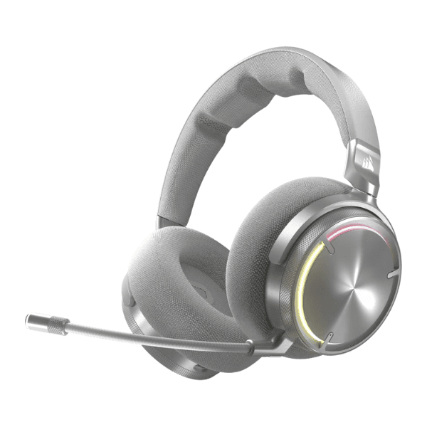 Auricular Corsair Virtuoso Max Wireless Silver (4622) · Corsair