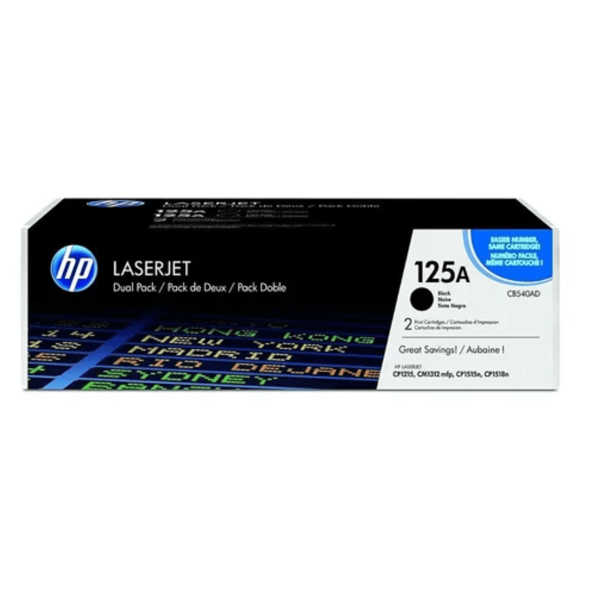 HP Color LaserJet 125A Black CP1215/1515 CB540A (9174) · HP · Toner