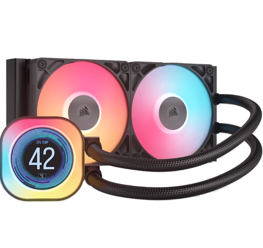 Water Cooling Corsair iCUE LINK TITAN 240 RX LCD 2x CPU Cooler 240mm Black (2949) · Corsair · Watercooler