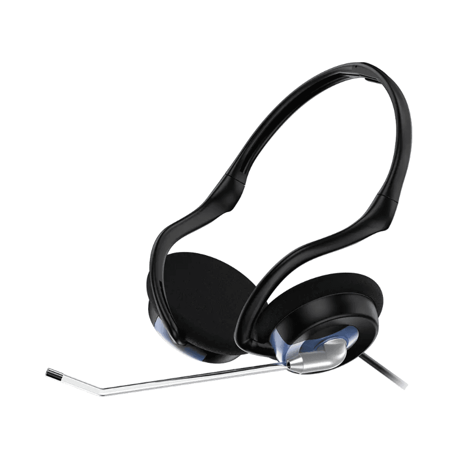 Auricular c/ Microfono HS-300N,Dual Jack Cable,New (3111) · Genius · Con micrófono
