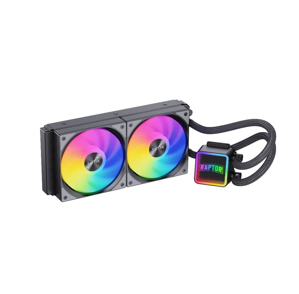 Water Cooling Raptor Aqua Core 240 2x CPU Cooler 240mm Negro (7718) · RAPTOR · Watercooler
